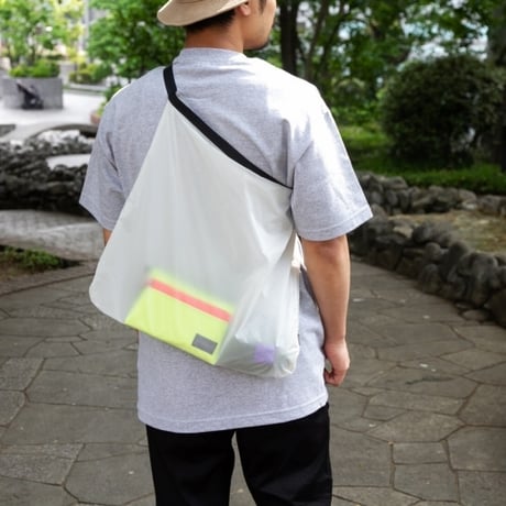 FAIRWEATHER  packable sacoche（ホワイト）フェアウェザー パッカブルサコッシュ