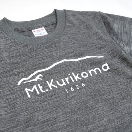 Mt.Kurikoma "1626" 4.1oz キッズドライTシャツ（ヘザーチャコール）栗駒山 Tシャツ