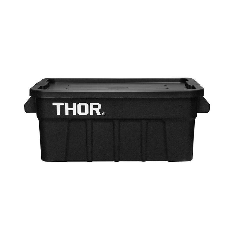 THOR Large Totes With Lid 53L Black 収納ボックス | ou