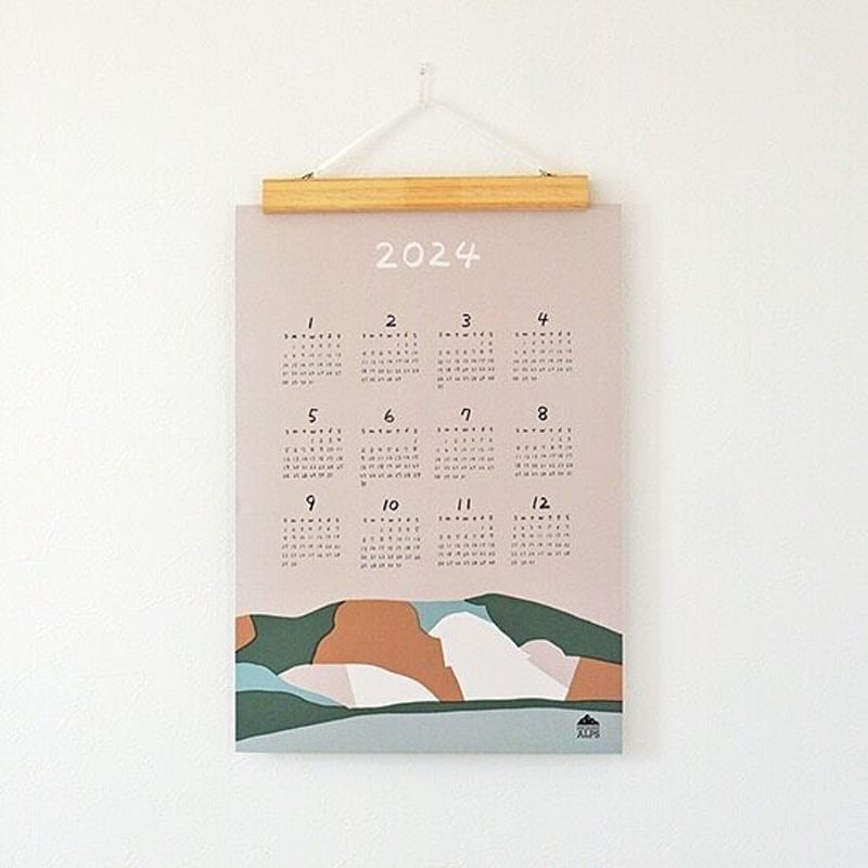 HIGASHI ALPS 2024 カレンダー 通年タイプ ヒガシアルプス | ourthin