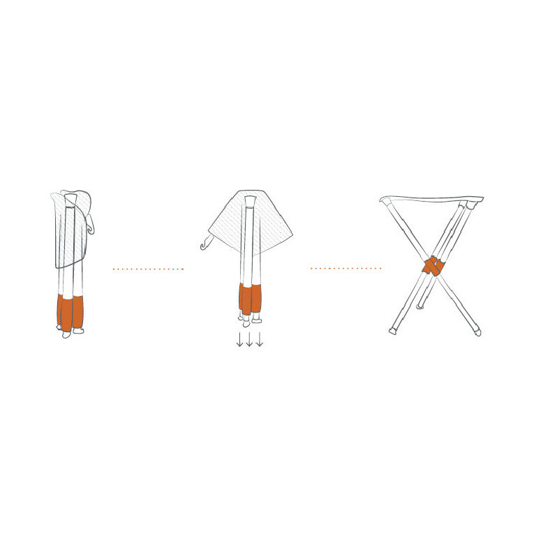 HILLSOUND BTRスツール 14インチ ブラック | ourthing（アワーシング）