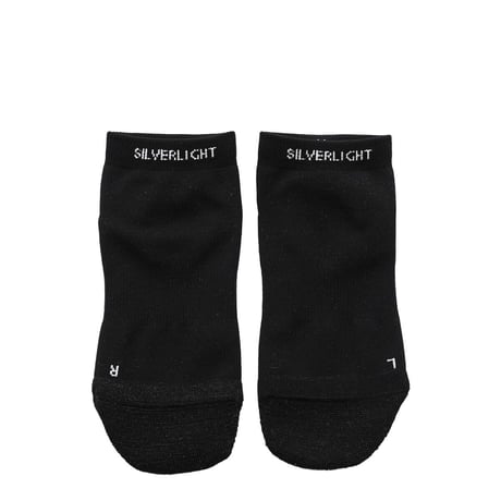 SILVERLIGHT HIKING SOCKS アンクルソックス 抗菌防臭生涯保証（ブラック）