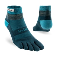 injinji Trail MW Mini-Crew｜インジンジ トレイルミッドウェイトミニクルー（ミッドナイト）5本指ソックス