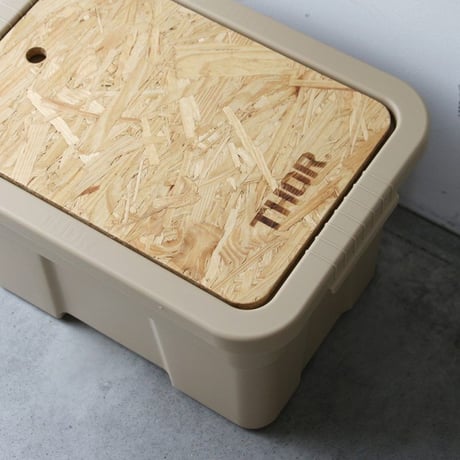 THOR Large Totes With Lid 22L Coyote コンテナ