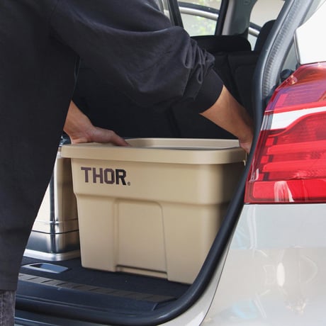 THOR Large Totes With Lid 22L Coyote コンテナ