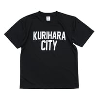 KURIHARA CITY 4.1oz ドライTシャツ（ブラック）栗原市 Tシャツ