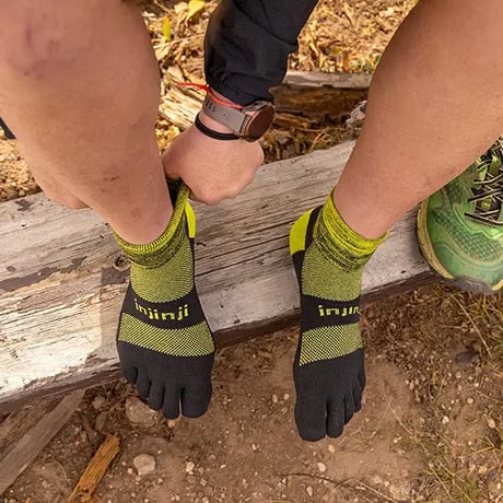 injinji Trail MW Mini-Crew｜インジンジ トレイルミッドウェイトミニクルー（レーザー）5本指ソックス