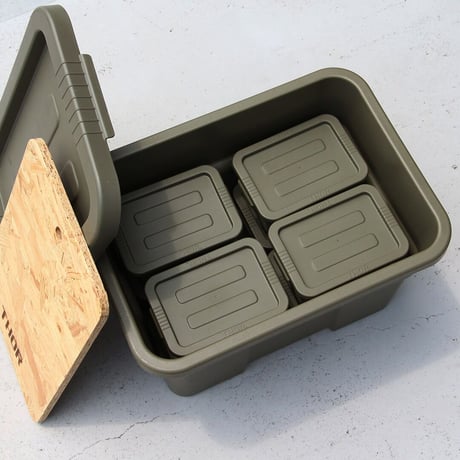 THOR Large Totes With Lid 75L Olive drab 収納ボックス