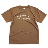 Mt.Kurikoma "HIKE" 4.1oz ドライTシャツ（コヨーテ）栗駒山 Tシャツ