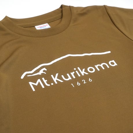 Mt.Kurikoma "1626" 4.1oz キッズドライTシャツ（コヨーテ）栗駒山 Tシャツ