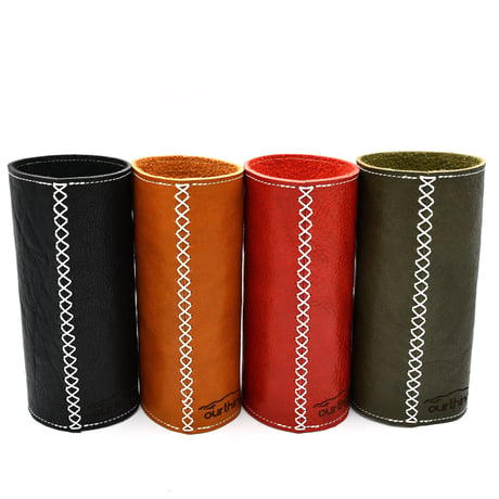 オリジナル レザーCB缶カバー