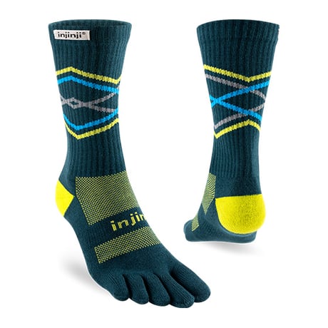 injinji Trail MW Crew｜インジンジ トレイルミッドウェイトクルー（エクリプス）5本指ソックス