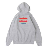 BLUE LUG｜house logo hoodie (grey)