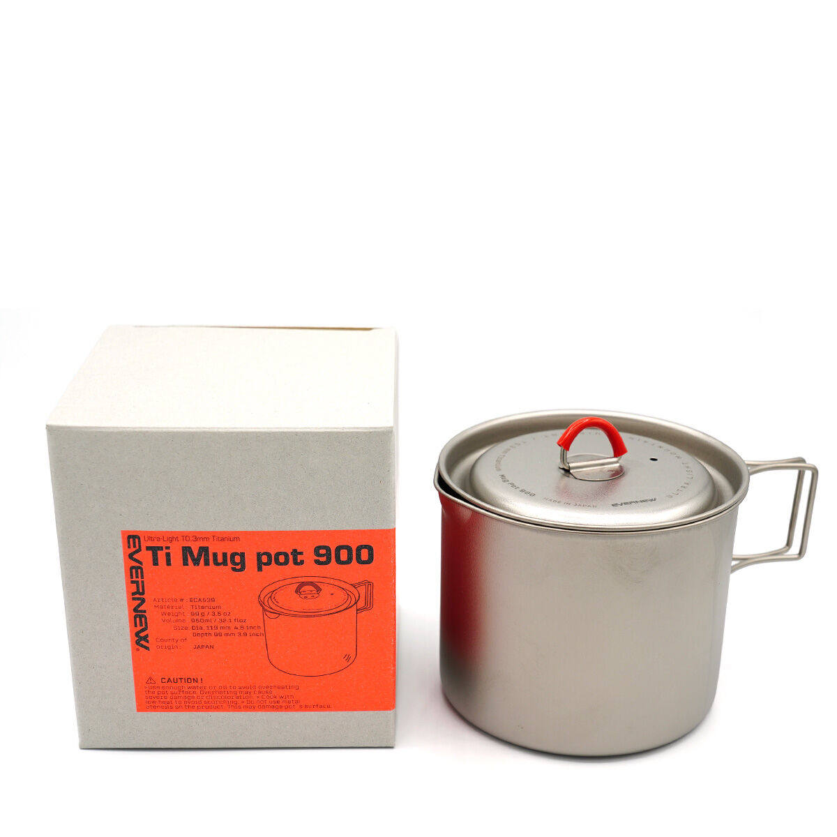 エバニュー Ti Mug pot 900 チタンマグポット ECA539 | ourthing...
