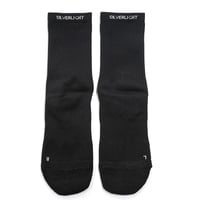 SILVERLIGHT HIKING SOCKS クルーソックス 抗菌防臭生涯保証（ブラック）