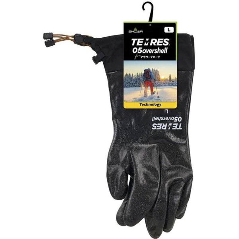 LEVEL 防水グローブ 9.5 XL ブラック TEMRES 05overshell テムレス ブラック 防水オーバーシェルグローブ