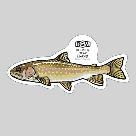 RGM｜魚ステッカー 渓流 ルースターギアマーケット