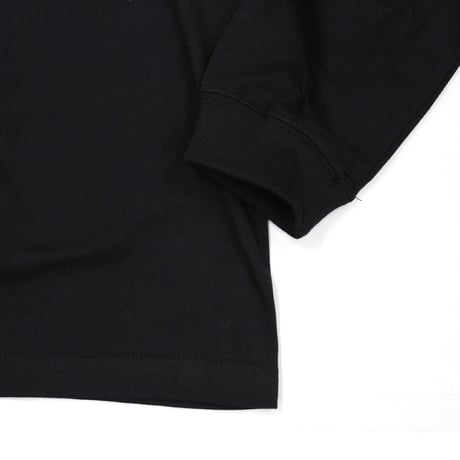 KURIHARA CITY 5.6オンス ロングスリーブ Tシャツ（ブラック）
