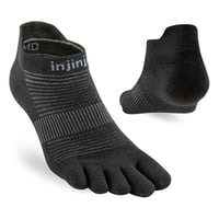 injinji Run LW No-Show｜インジンジ ランライトウェイトノーショウ（ブラック）5本指ソックス