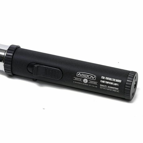 AS2OV アッソブ PORTABLE STICK BURNER BLACK ポータブルスティックバーナー ブラック