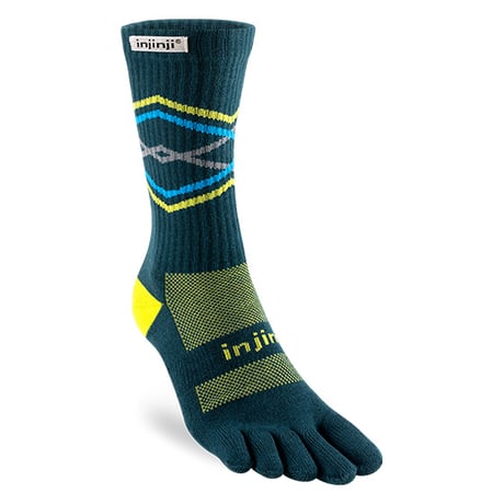 injinji Trail MW Crew｜インジンジ トレイルミッドウェイトクルー（エクリプス）5本指ソックス