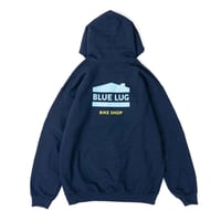 BLUE LUG｜house logo hoodie (navy)
