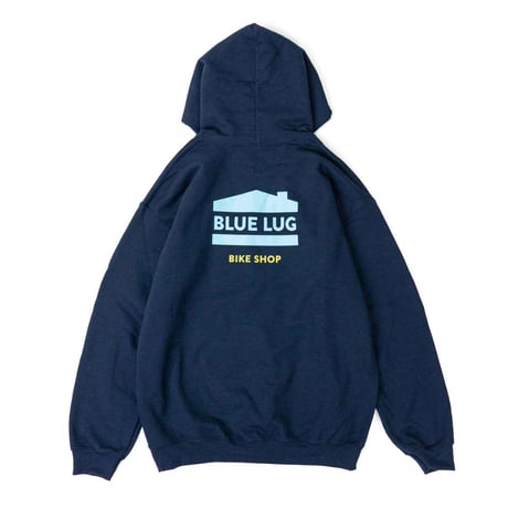 BLUE LUG｜house logo hoodie (navy)