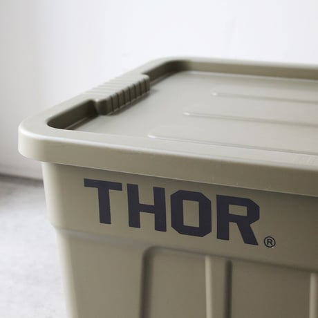 THOR Large Totes With Lid 75L Olive drab 収納ボックス