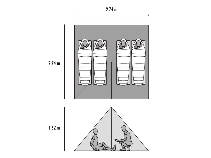 いのこに⭐︎⭐︎極美品MSR FRONT RANGE MSR フロントレンジ4P | ourthing（アワーシング）オンラインストア