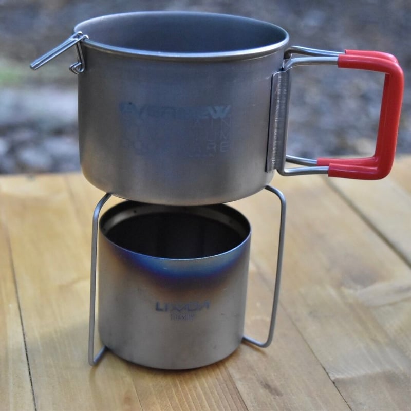 T's stove チタン五徳とTi五徳　2種類セット Ti ペグ五徳風防 // 販売開始しました。 : アルコールストーブを