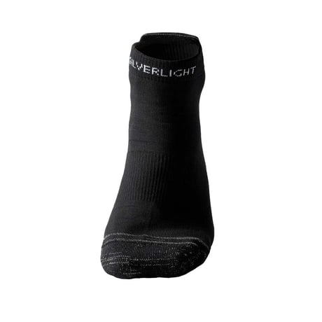 SILVERLIGHT HIKING SOCKS アンクルソックス 抗菌防臭生涯保証（ブラック）
