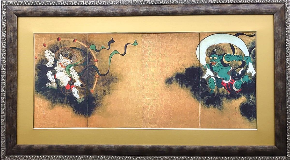 尾形光琳「風神雷神図屏風」 | ハイクリエイト 尾形光琳「風神雷神図屏風」 | ハイクリエイト