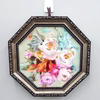 八角ミニゲルアートフレームダンフイナイ“ウインドブローブルーム1”