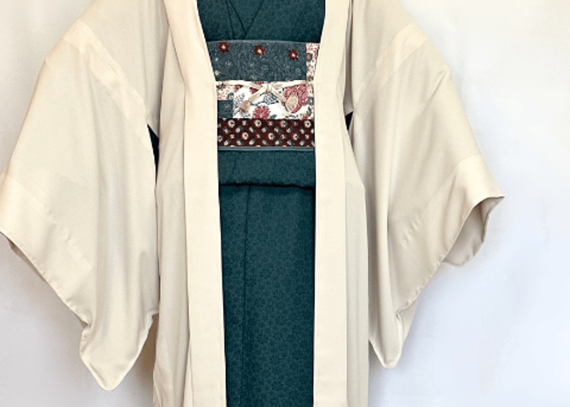 eco-nico洗える長羽織＜アイボリー＞ | KIMONO SMILE