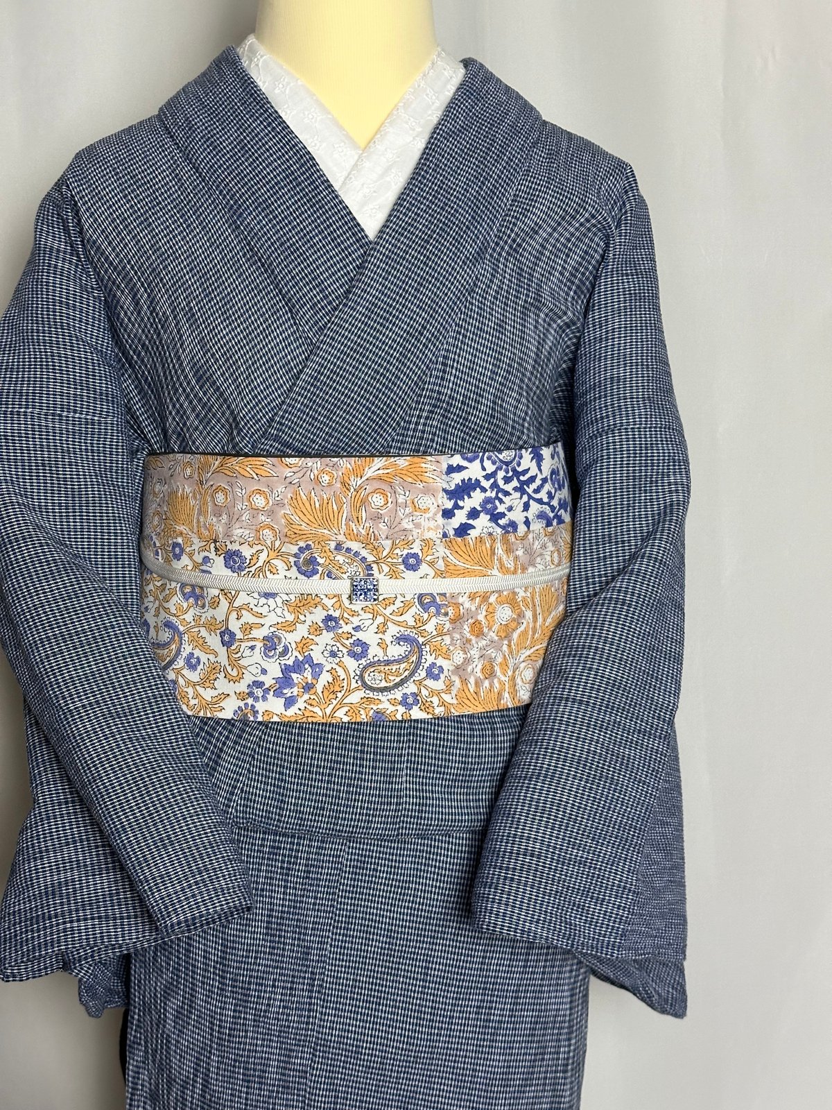 浴衣きもの＜高島ちぢみ 涼風＞ ＊お仕立代込 | KIMONO SMILE