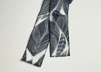 オーガンジーの三重仮紐＜Navy Leaf＞