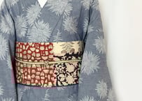 おとな振袖＜sunflower ブルー＞　＊お仕立て代込