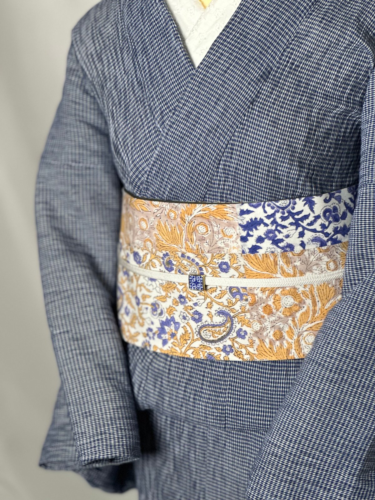 浴衣きもの＜高島ちぢみ 涼風＞ ＊お仕立代込 | KIMONO SMILE