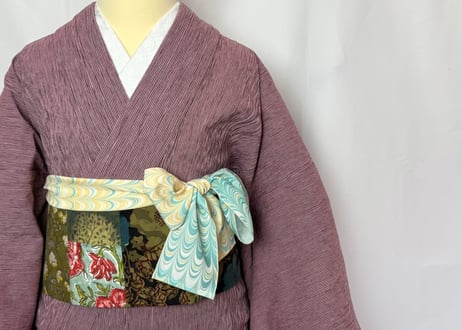 墨流しの四重仮紐＜月と地球＞
