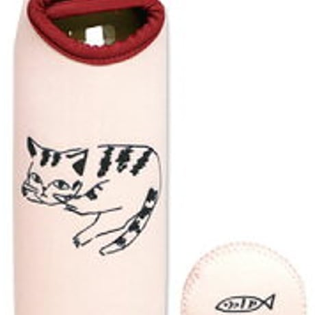 CAT'S Whiskers ペットボトルカバー　ピンク