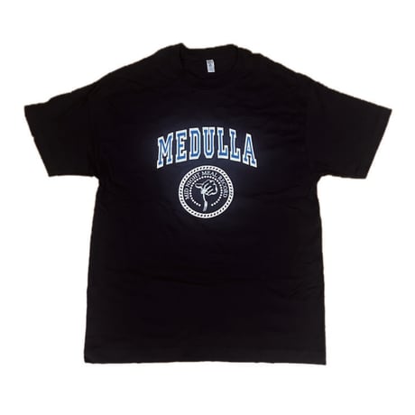 MADULLA”junior high school” TEE BLACK x BLUE