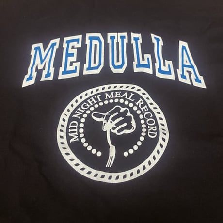 MADULLA”junior high school” TEE BLACK x BLUE