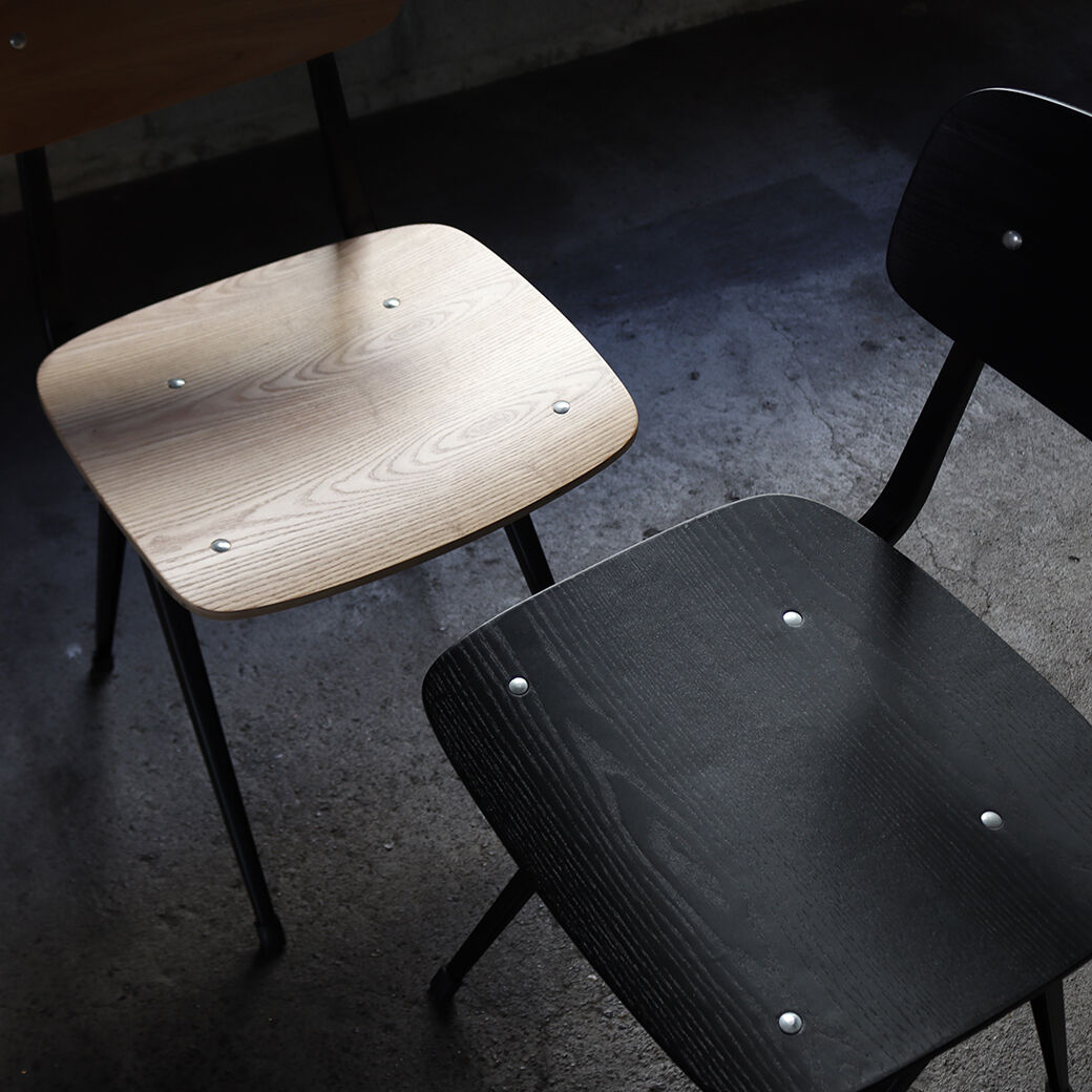 アイアン ウッドチェア タイプ2｜IRON WOOD CHAIR TYPE.2｜木 鉄 革 ヴ