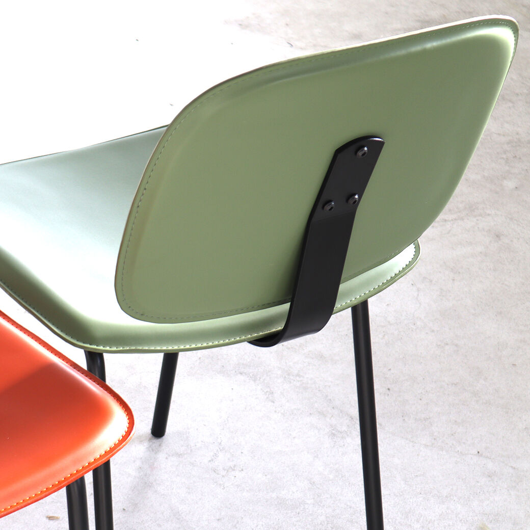 アイアン レザーチェア タイプ3｜IRON LEATHER CHAIR TYPE.2｜鉄 革