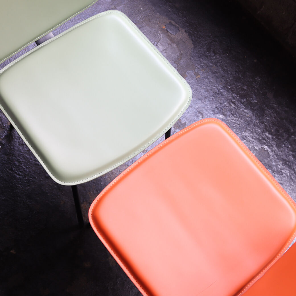 アイアン レザーチェア タイプ3｜IRON LEATHER CHAIR TYPE.2｜鉄