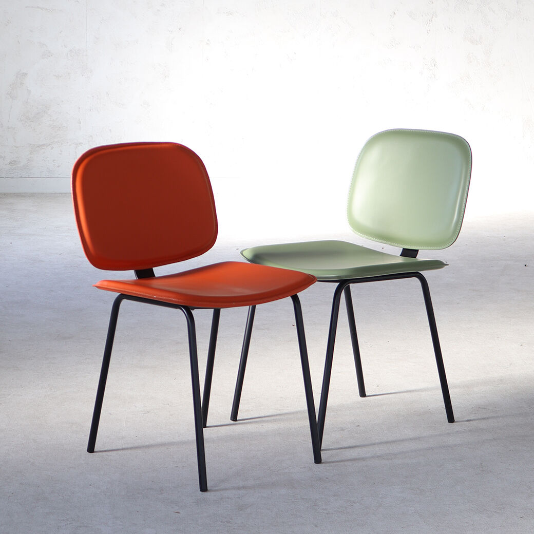 アイアン レザーチェア タイプ3｜IRON LEATHER CHAIR TYPE.2｜鉄 革