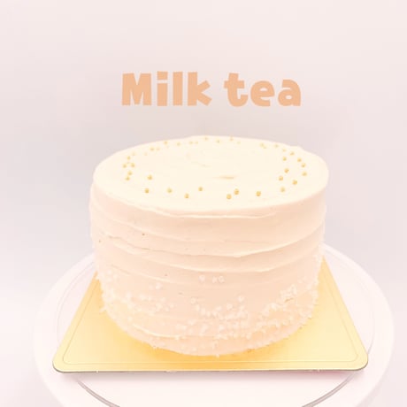 ミルクティバタークリームケーキ