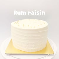 ラムレーズンバタークリームケーキ