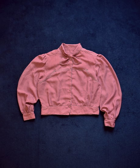 mn.Refaire - greet-bow blouse