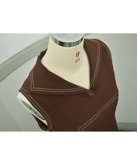 mn.Refaire - cocoa dress